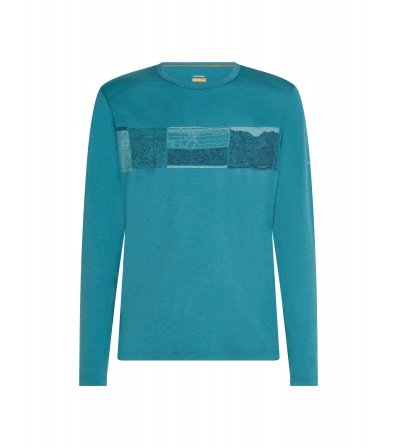 Блуза Icebreaker M's Merino 200 Oasis LS Crewe Thermal Top Elevation Line