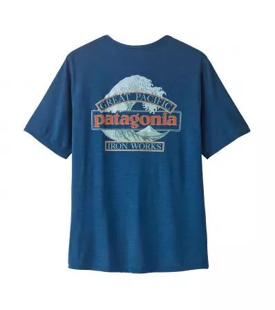 Тениска Patagonia Capilene Cool Daily Shirt - Great Waves M's
