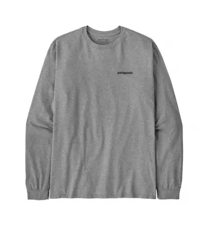 Blouse Patagonia Long-Sleeved P-6 Logo Responsibili-Tee M's