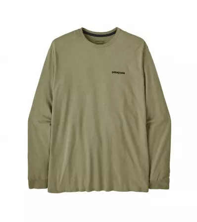 Blouse Patagonia Long-Sleeved P-6 Logo Responsibili-Tee M's