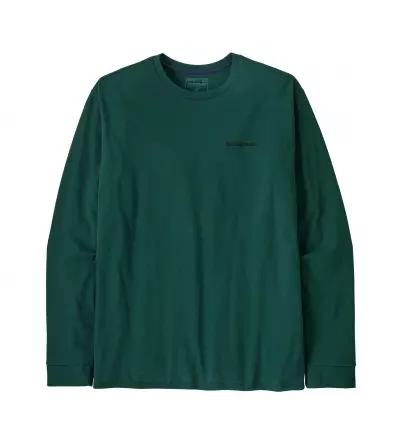 Blouse Patagonia Long-Sleeved P-6 Logo Responsibili-Tee M's