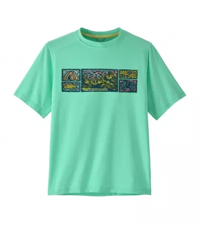 Детска Тениска Patagonia Kids' Capilene Silkweight T-Shirt 40+ UPF