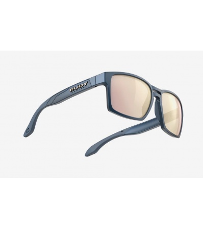 Rudy Sunglasses Spinair 57 Metal Night Matte - Multilaser Rose Gold