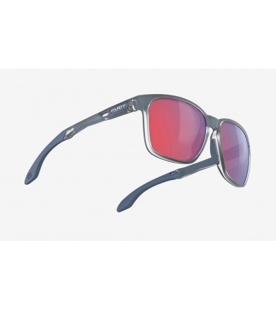 Rudy Sunglasses Lightflow A Ice Blue Metal Matte- Multilaser Red